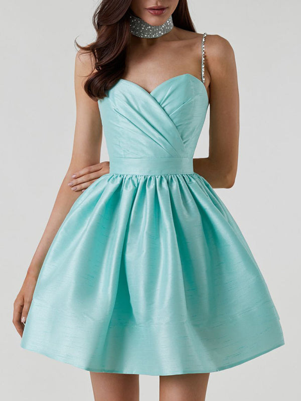 Elegant Suspender Dress