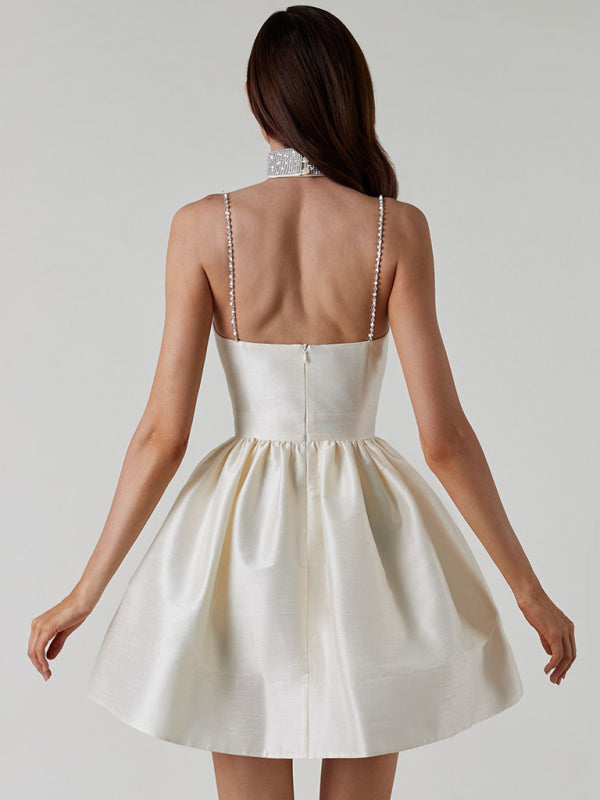 Elegant Suspender Dress