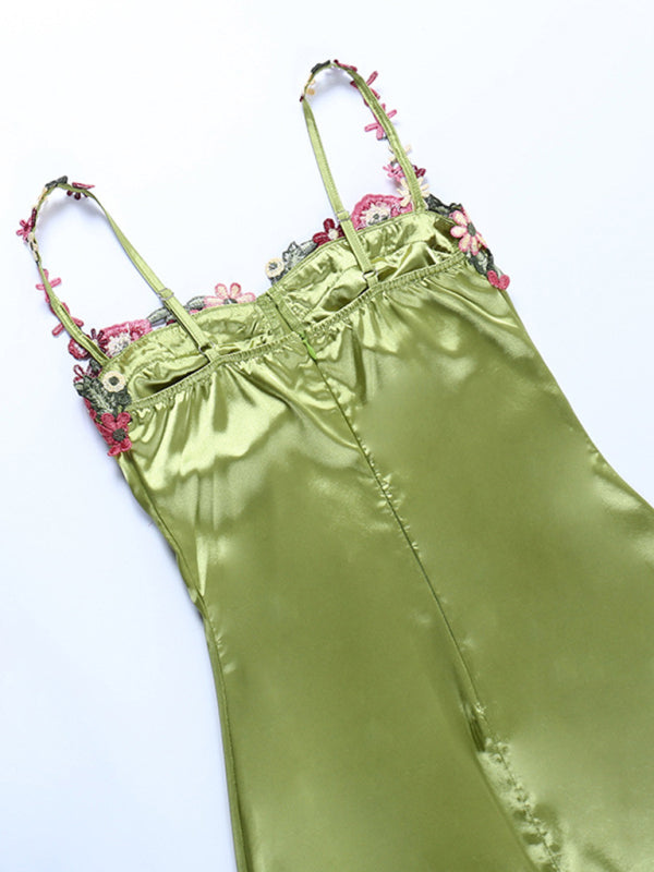 Sexy embroidered dress