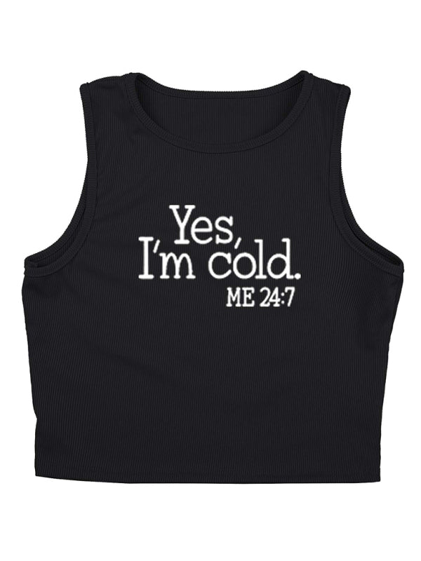 Women’s Fashion Casual Slogan Tracksuit Set