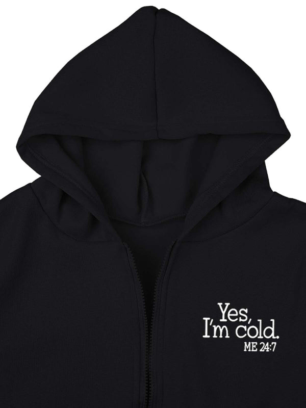 Women’s Fashion Casual Slogan Tracksuit Set