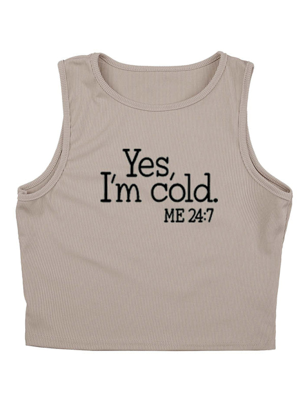 Women’s Fashion Casual Slogan Tracksuit Set