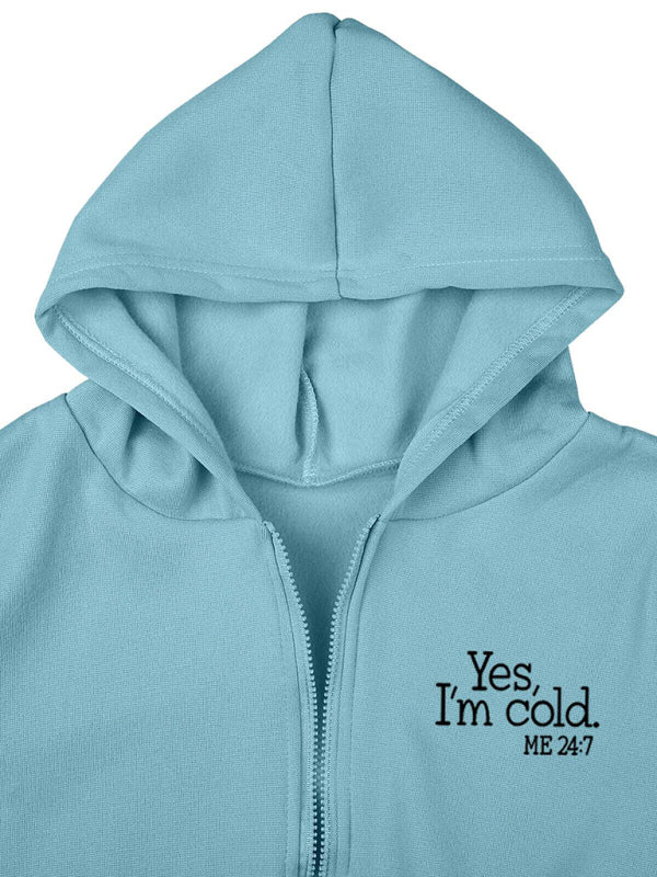 Women’s Fashion Casual Slogan Tracksuit Set