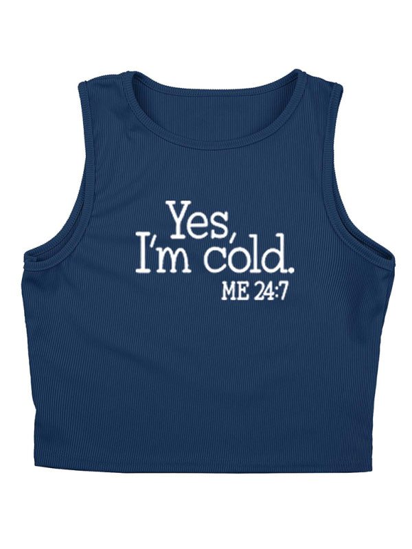 Women’s Fashion Casual Slogan Tracksuit Set