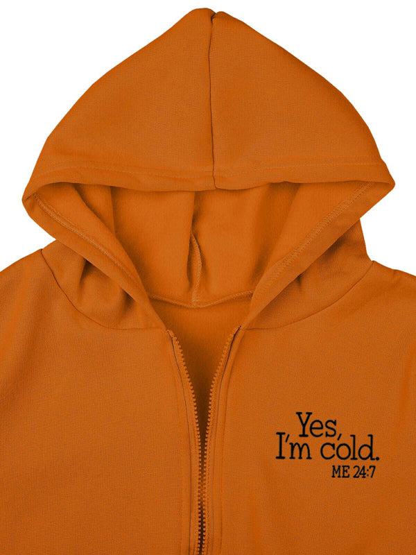 Women’s Fashion Casual Slogan Tracksuit Set