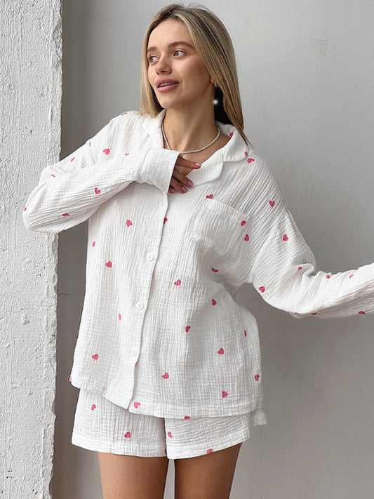 New floral long sleeved sleep wear