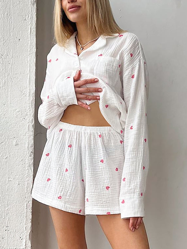 New floral long sleeved sleep wear
