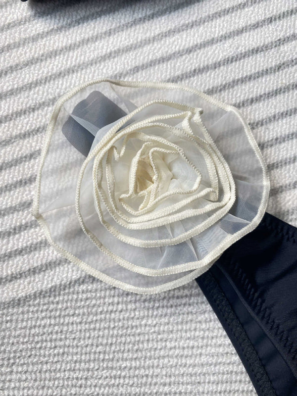 Sexy Tube Top With Flower Details