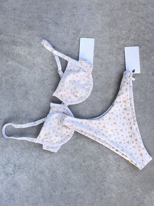 Chic Polka Dot Bikini Style