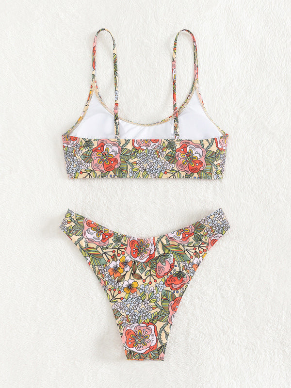 New holiday retro printed bikini