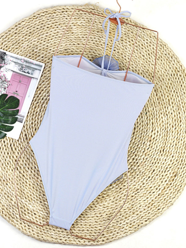 High Waist Beach Flower Swimwear