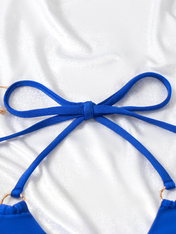 Metal Ring Sexy Two Piece Bikini