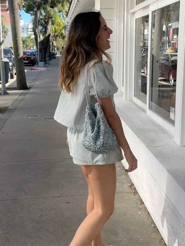 Casual Plaid Two-Piece Set