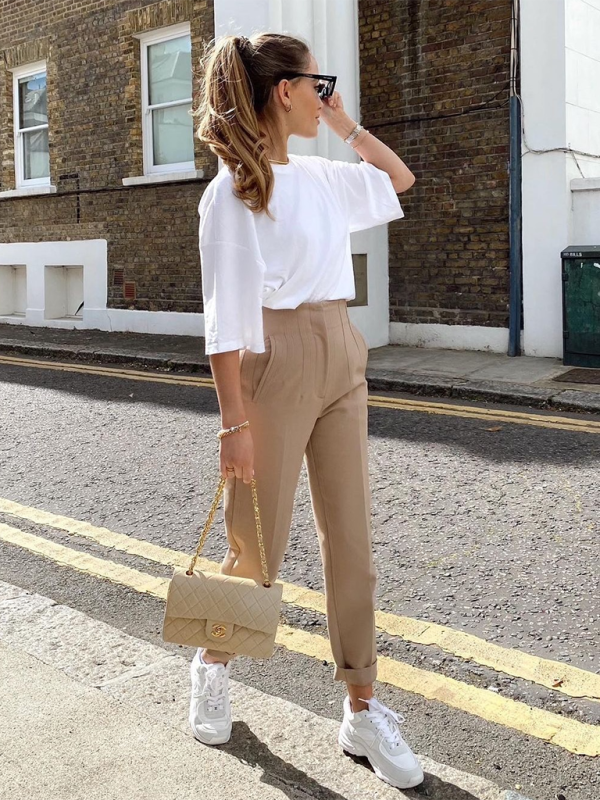High Waist Trousers Pants