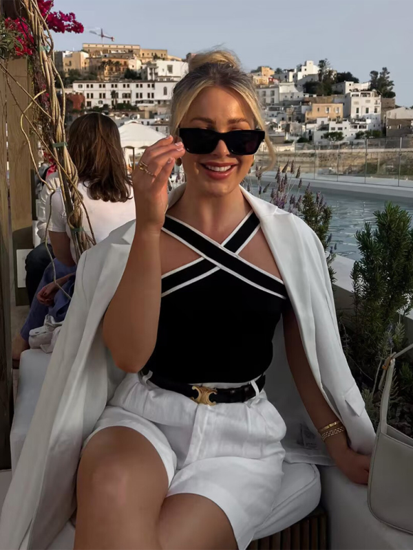 Luxury Suspender Top