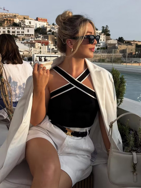 Luxury Suspender Top