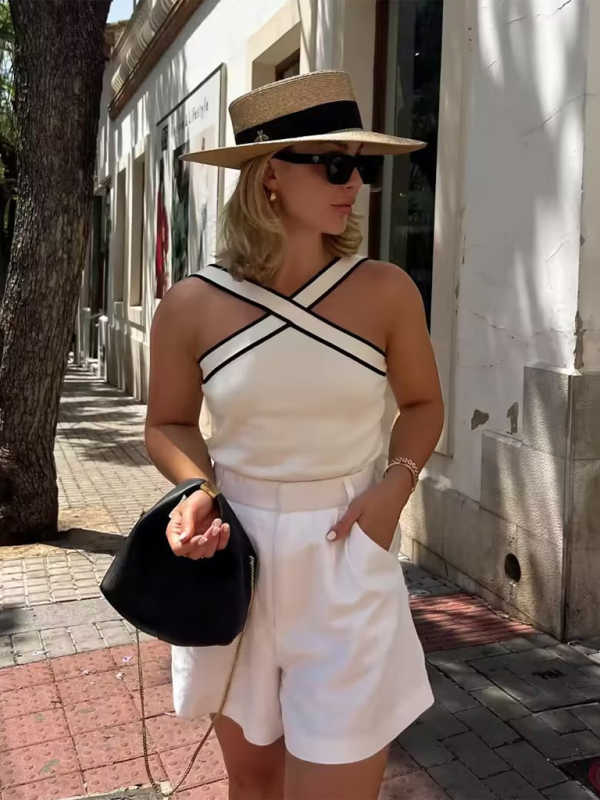 Luxury Suspender Top