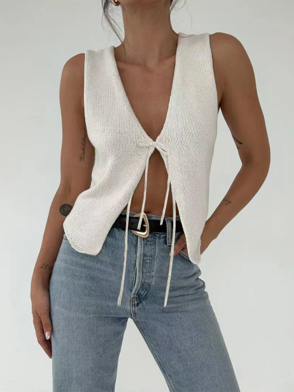 New sexy fashionable woolen vest