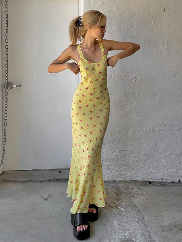 Elegant Floral Summer Dress