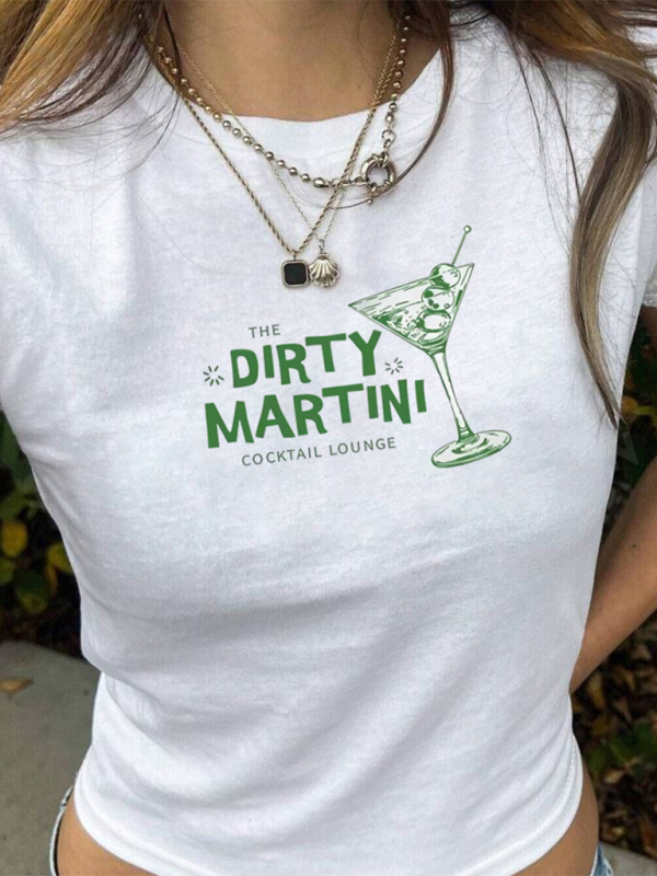 Personalized short sleeved versatile T-shirt