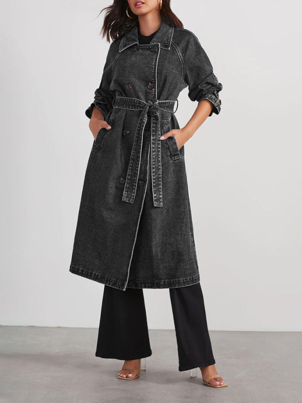 Long Denim Cotton Jacket