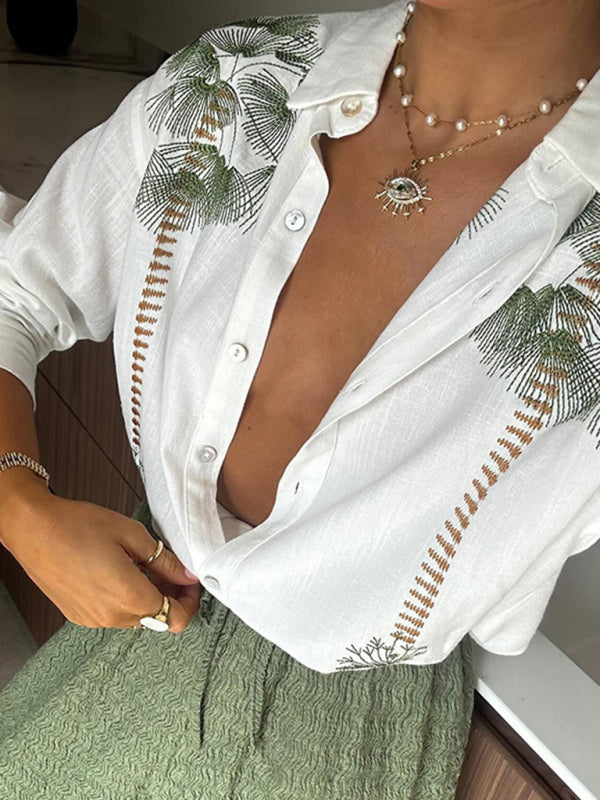 Chic Loose Fit Printed Suit