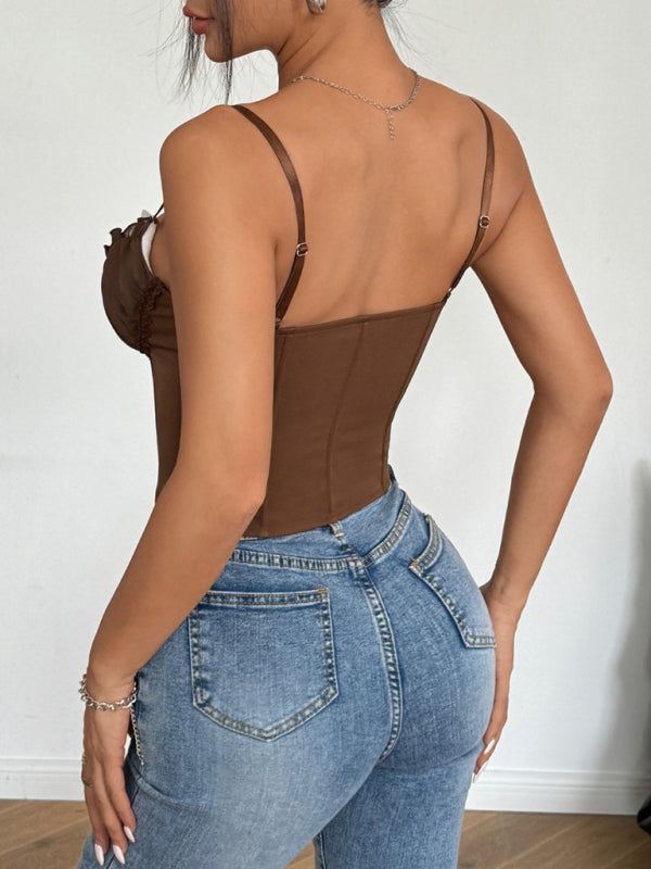 Sexy lace corsett tops