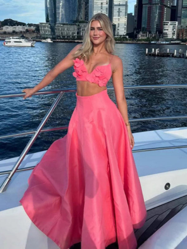 Chic Strapless Skirt Set