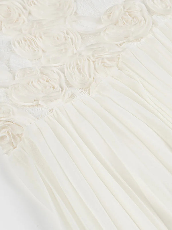 Ruffle Floral Cocktail Dress