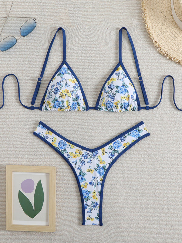 Floral print bikini