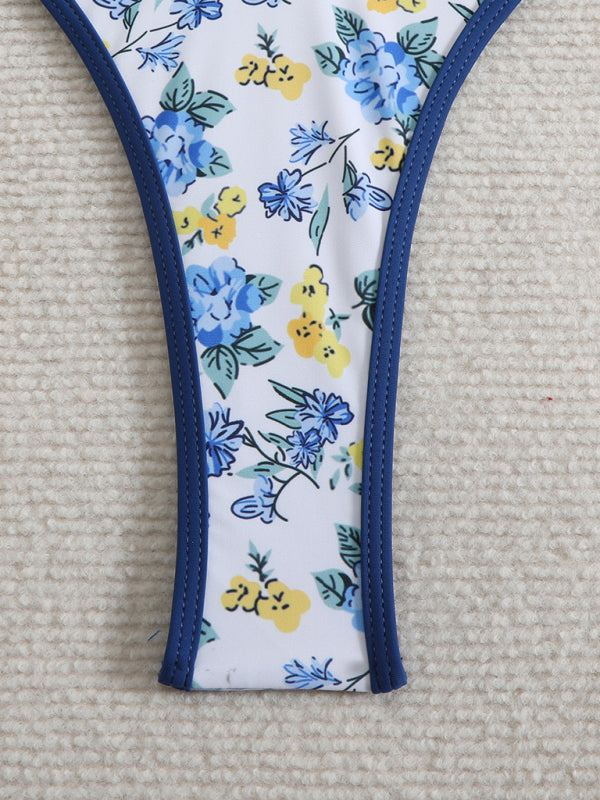Floral print bikini