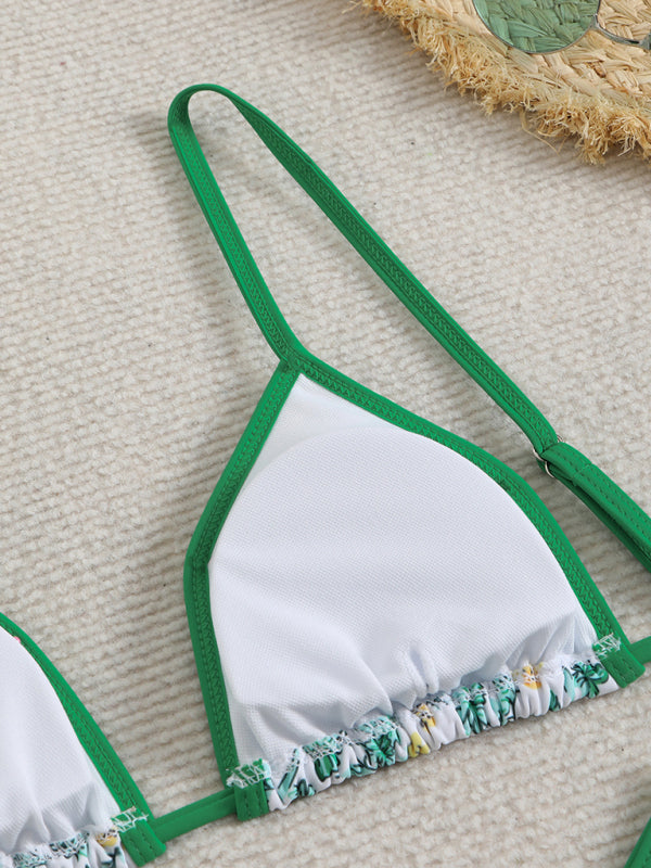 Floral print bikini