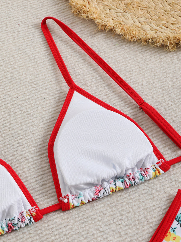 Floral print bikini