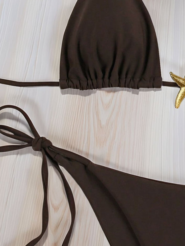 Sexy starfish strappy bikini
