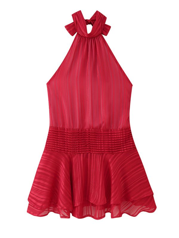 Fashion halterneck dress